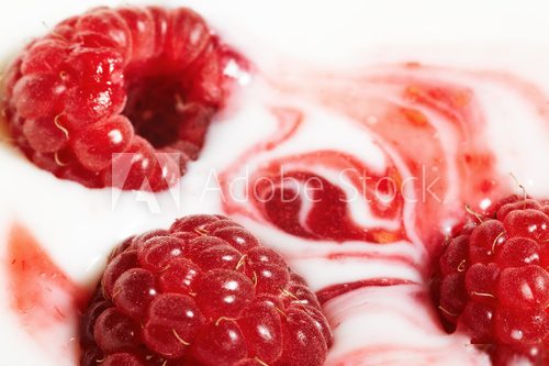 Raspberry and cream