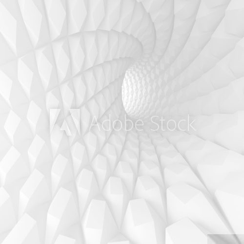 Abstract Spiral Tunnel Render 