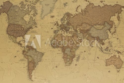Ancient world map 