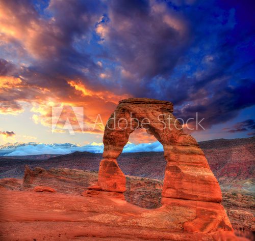 Arches National Park Delicate Arch in Utah USA 