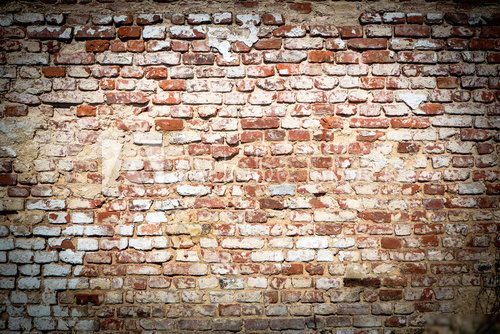 brick wall with vintage look 