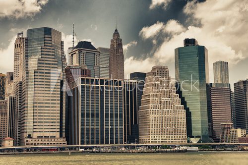 Buildings of Manhattan - New York skyline 