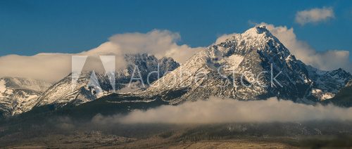 clouds above High tatry in Slovakia 
