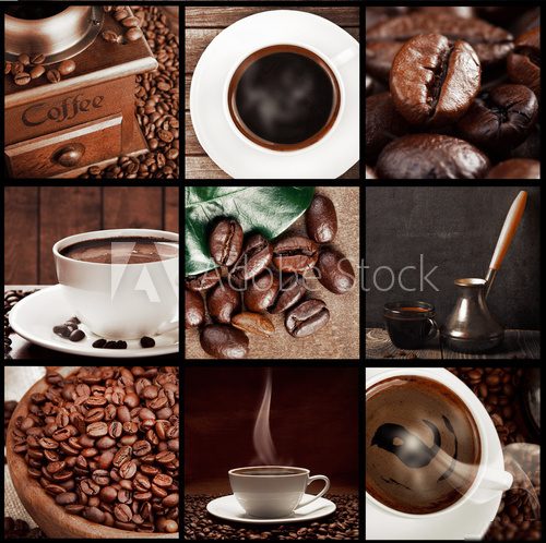 coffee concept collage