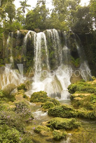 El Nicho waterfall. Guamuhaya 