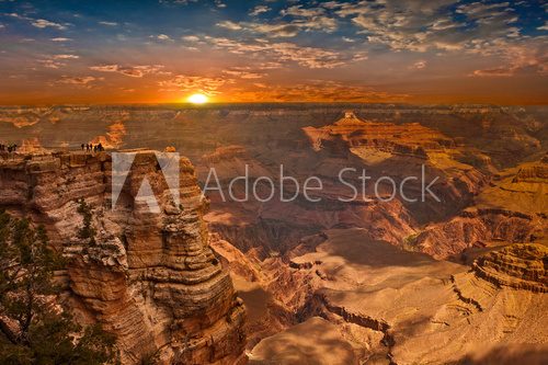 grand canyon sunset 
