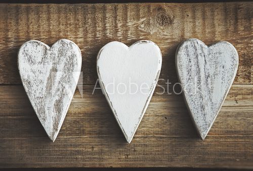 Heart shaped decoration over 