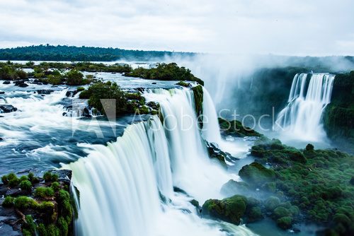 Iguassu Falls,the largest waterfalls of the world,Brazilian side 