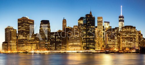 Panorama of New York City 