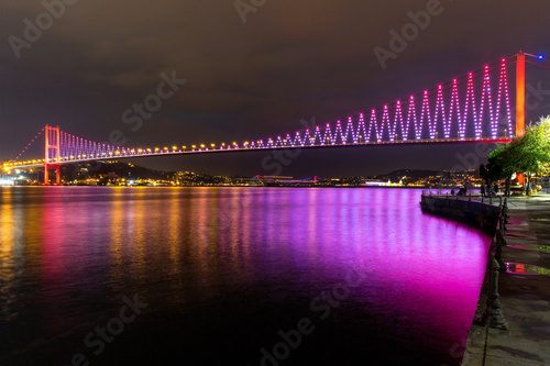 Purple Bosphorus Bridge 
