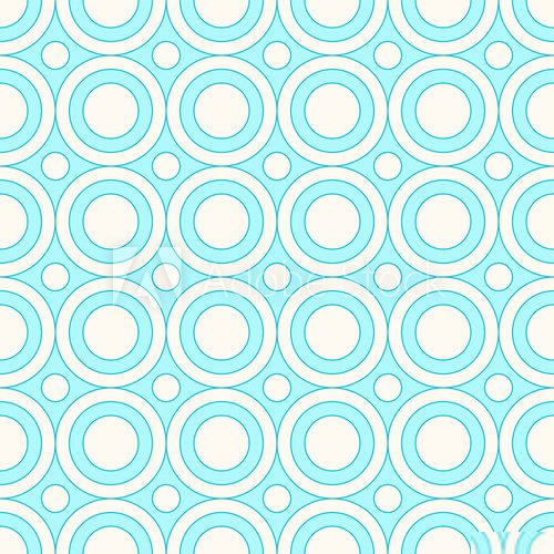 Seamless circles pattern in pastel colors