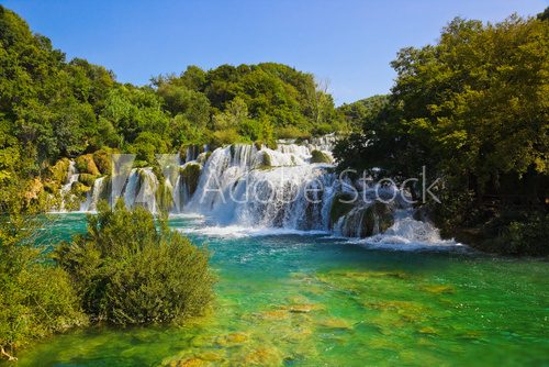 Waterfall KRKA in Croatia 
