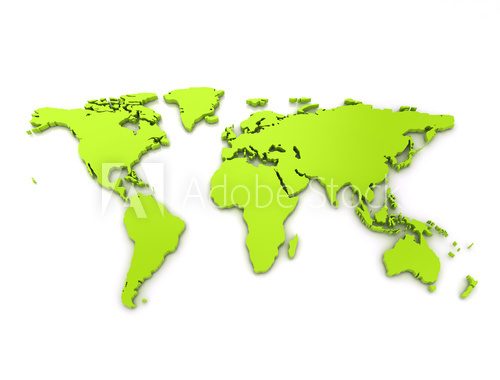 World map 3D 