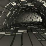 3d render of a tunnel 