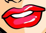 Woman Lips - Comic 