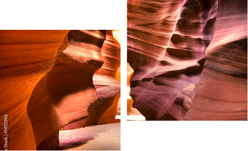 Canyon - Zweiteiliges Leinwandbild, Diptychon
