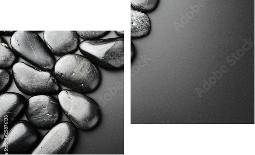 Stones - Zweiteiliges Leinwandbild, Diptychon