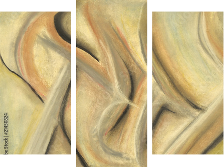 Dancing In Space - Dreiteiliges Leinwandbild, Triptychon