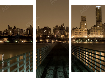 Bridge to Manhattan - Dreiteiliges Leinwandbild, Triptychon