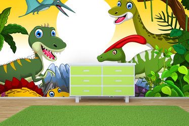 Im-land-kleiner-dinosaurier-fur-kinder-fototapeten-fixar
