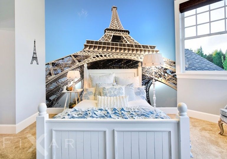 Fototapeten Der Eiffelturm aus einer anderen Perspektive