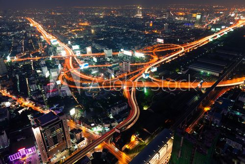 Autoroute Ã©changeur Bangkok, ThaÃ¯lande