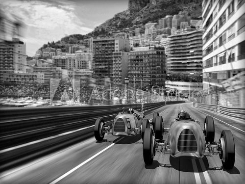 Eleganz des klassischen Rennsports