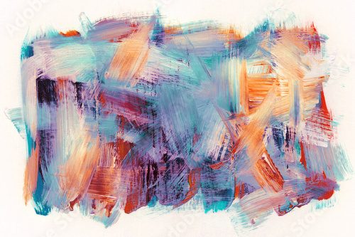 Harmonie in Blau und Orange