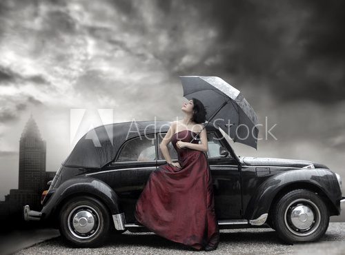 Nachtflare im Regen – ein stiller Tanz