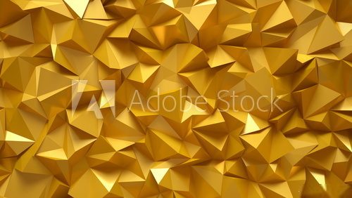 The bright, golden, gorgeous background. 3D illustration, 3D ren