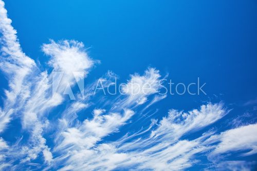 Abstract feather clouds 