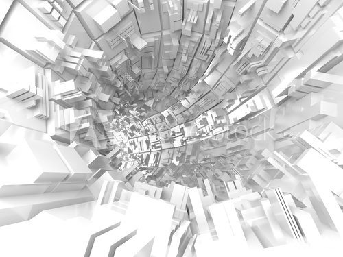 abstract futuristic background, 3d render