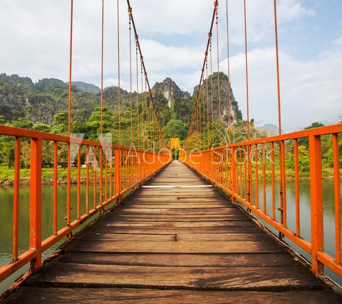 Bridge in Vang Vieng 