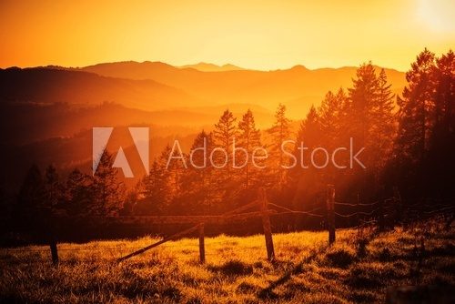 California Hills Sunset