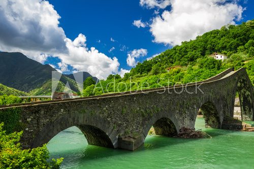 Cities of the turquoise river in Borgo a Mozzano 