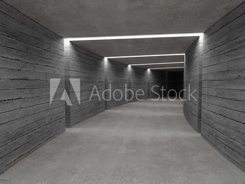 concrete tunnel background