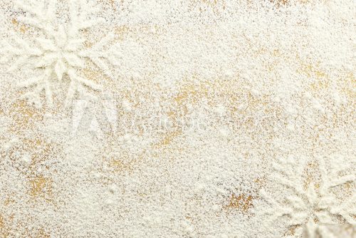 Creative white winter time background 