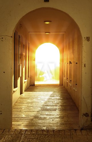 divine bright light in door.. 