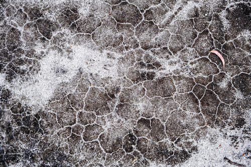 Dry cracked sand abstract background texture