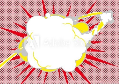 Dynamische Pop-Art Explosion