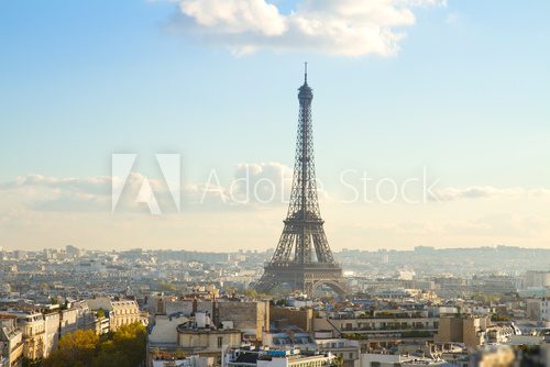 eiffel tour and Paris cityscape 