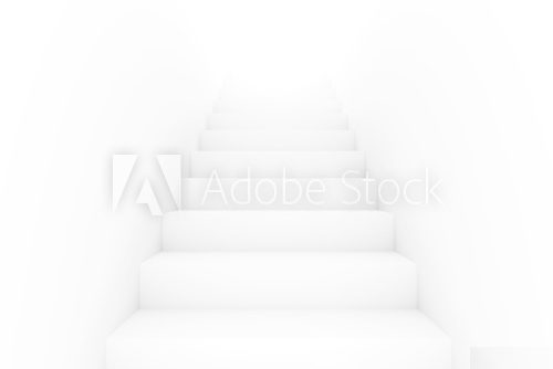 Ein Raum mit Treppen erfüllt