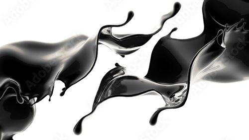 Fließende Formen in elegantem Hochglanz