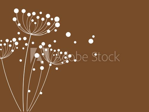 Floral background with flowers 
