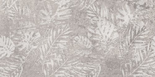 Flowers on the old white wall background, digital wall tiles or wallpaper design