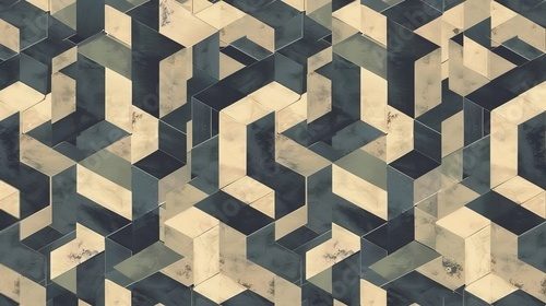 Geometric pattern seamless wallpaper