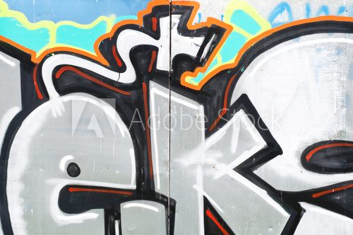 Graffiti fragment background 