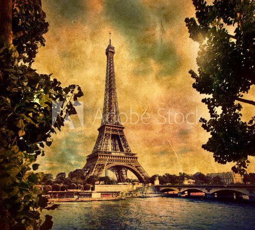 Herbstliche Paris-Silhouette