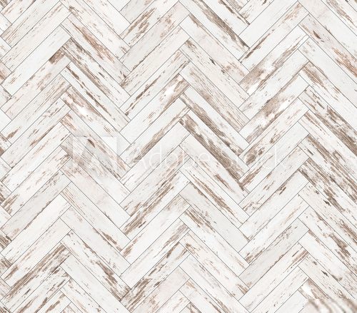 Herringbone old painted parquet seamless floor texture