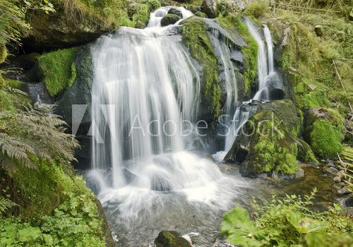 idyllic Triberg Waterfalls 